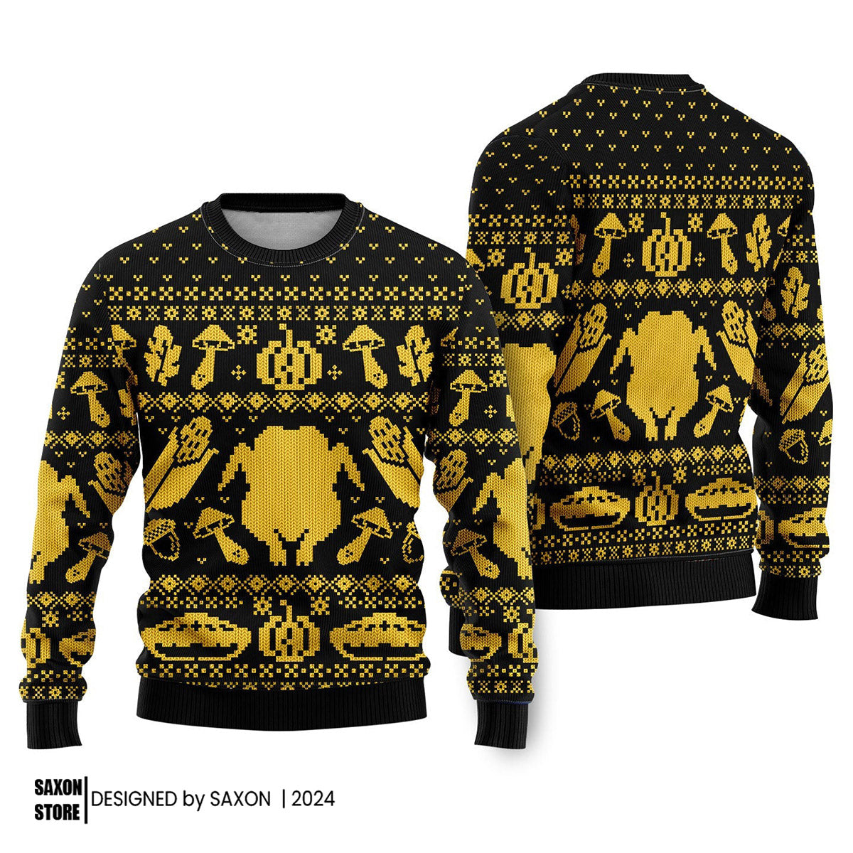 Turkey Thanksgiving Ugly Christmas Sweater