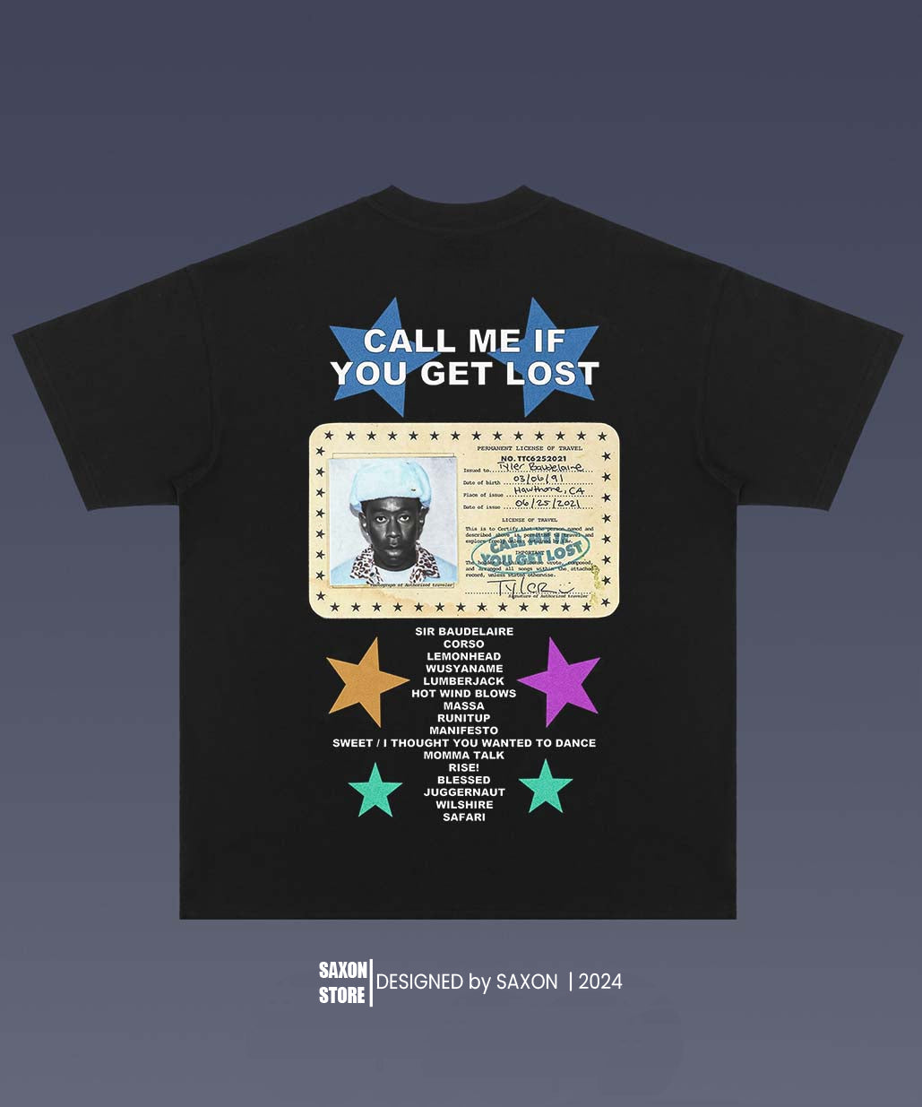 Tyler The Creator 5.7 BIG FACE GRAPHIC TEE