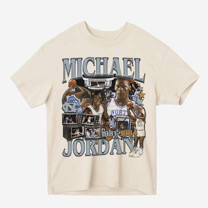 UNC JORDAN Heavyweight Graphic Tee Shirt
