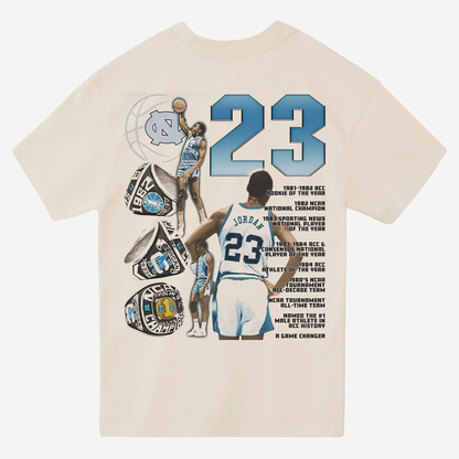 UNC JORDAN Heavyweight Graphic Tee Shirt