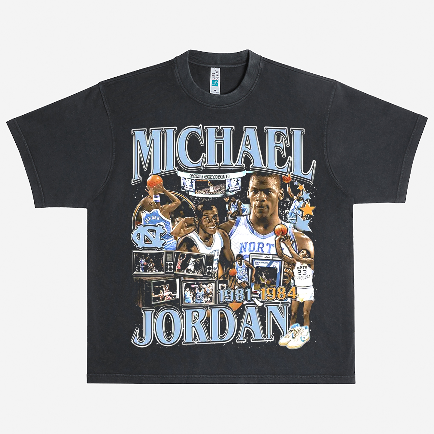 UNC JORDAN Heavyweight Graphic Tee Shirt