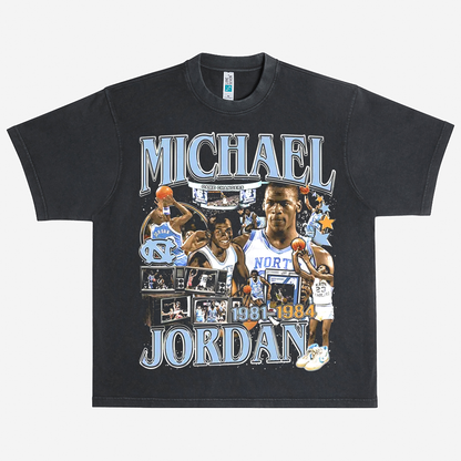UNC JORDAN Heavyweight Graphic Tee Shirt