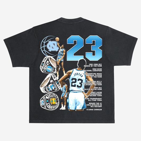 UNC JORDAN Heavyweight Graphic Tee Shirt