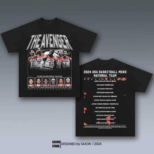 USA BASKETBALL TEAM -THE AVENGER 6.21-1 GRAPHIC TEE