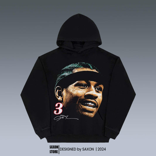 VINTAGE HOODIES | ALLEN IVERSON-AI-THE ANSWER