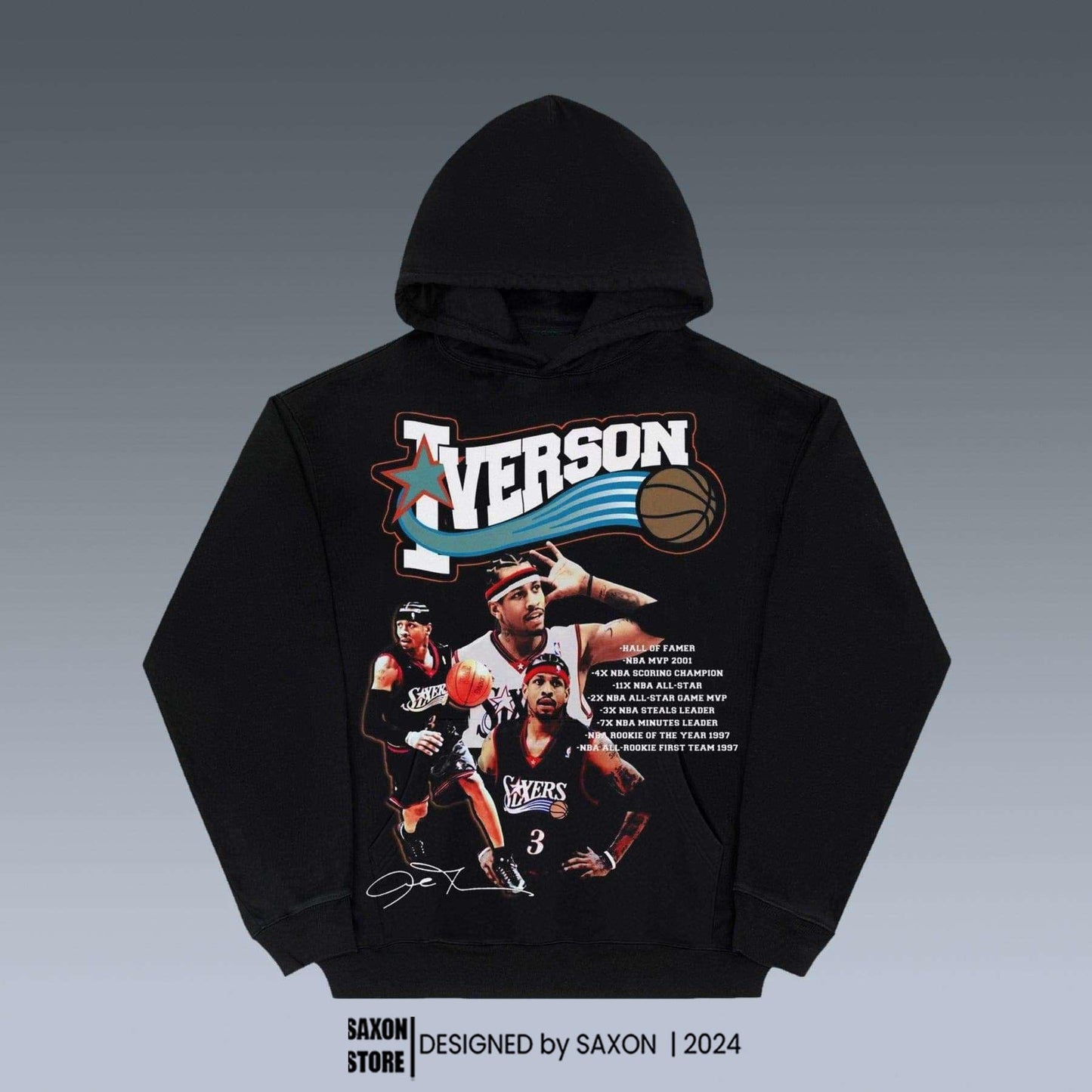 VINTAGE HOODIES | ALLEN IVERSON-AI V2