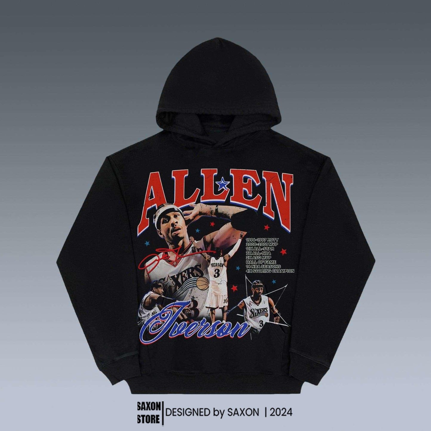 VINTAGE HOODIES | ALLEN IVERSON-AI V3
