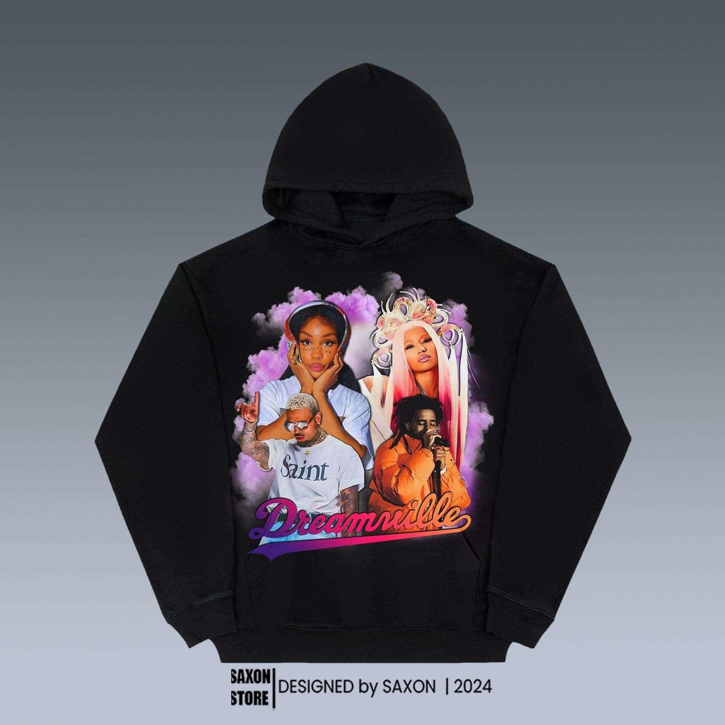 VINTAGE HOODIES | CHRIS BROWN-SZA-NICKI MINAJ-J COLE