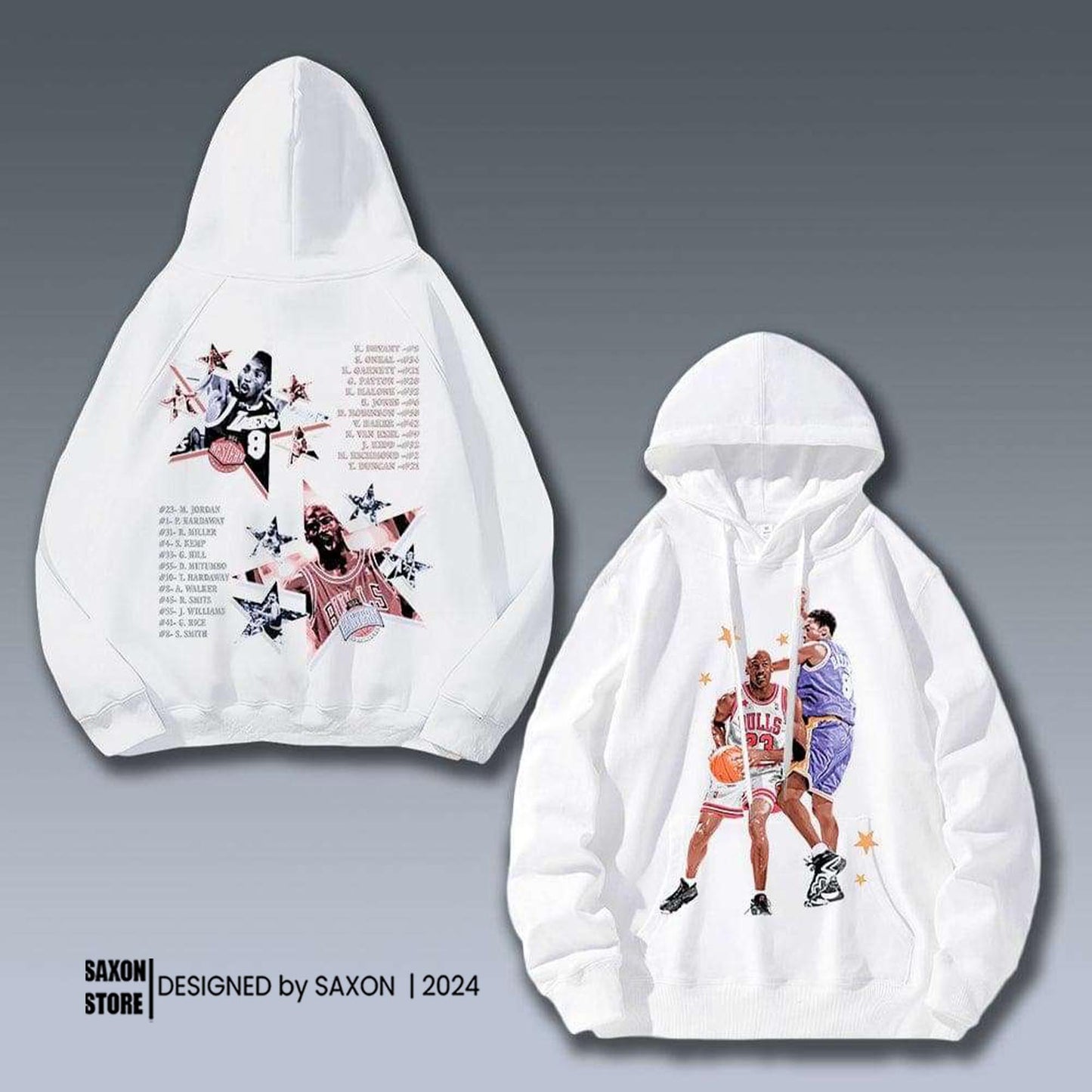 VINTAGE HOODIES | KOBE& MICHAEL JORDAN V2