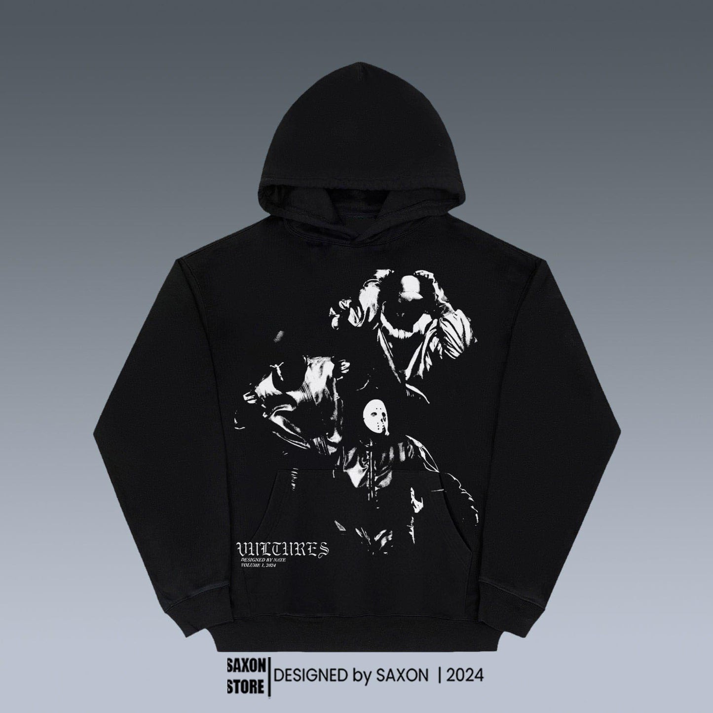 VINTAGE HOODIES | VULTURES V1-KANYE WEST V2