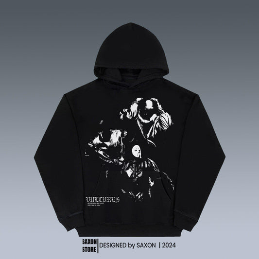 VINTAGE HOODIES | VULTURES V1-KANYE WEST V2