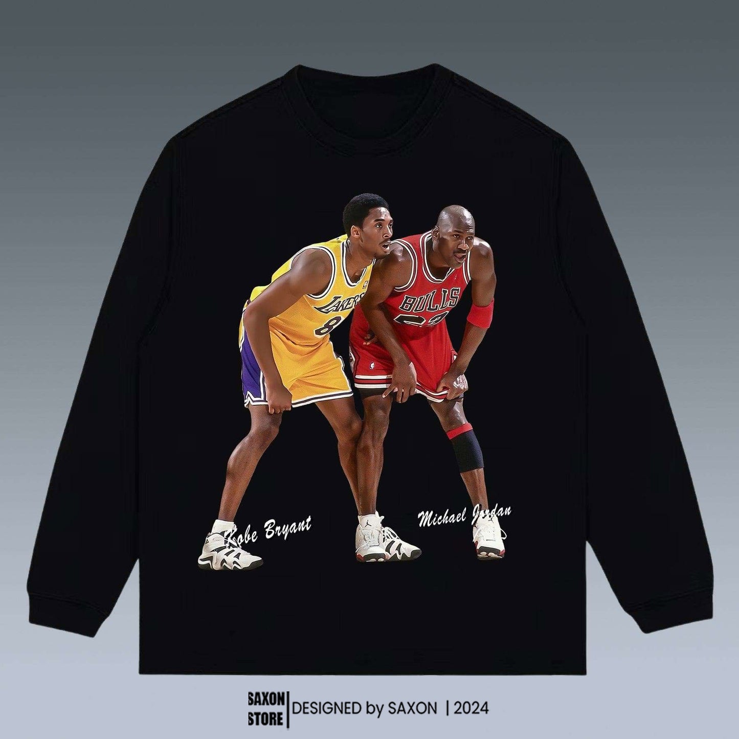 VINTAGE SWEATSHIRT | KOBE& MICHAEL JORDAN V1