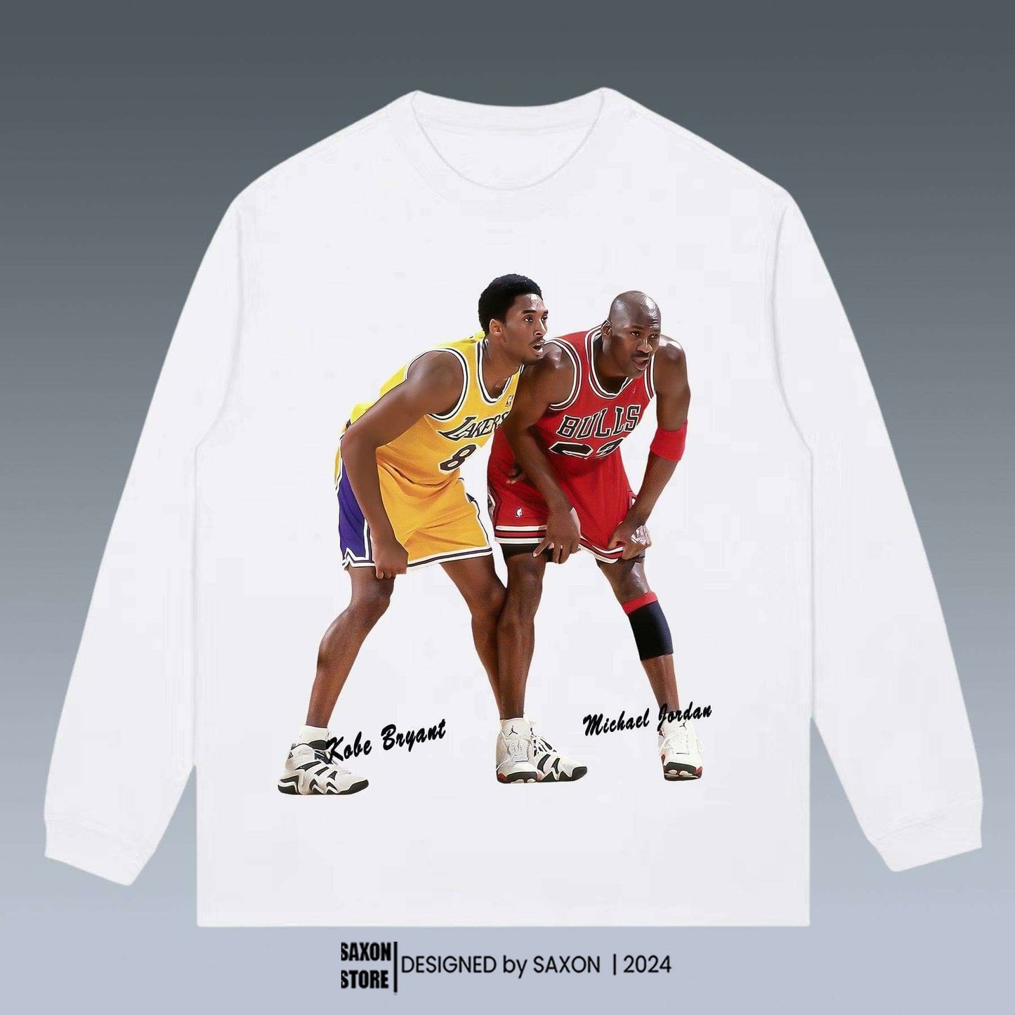 VINTAGE SWEATSHIRT | KOBE& MICHAEL JORDAN V1