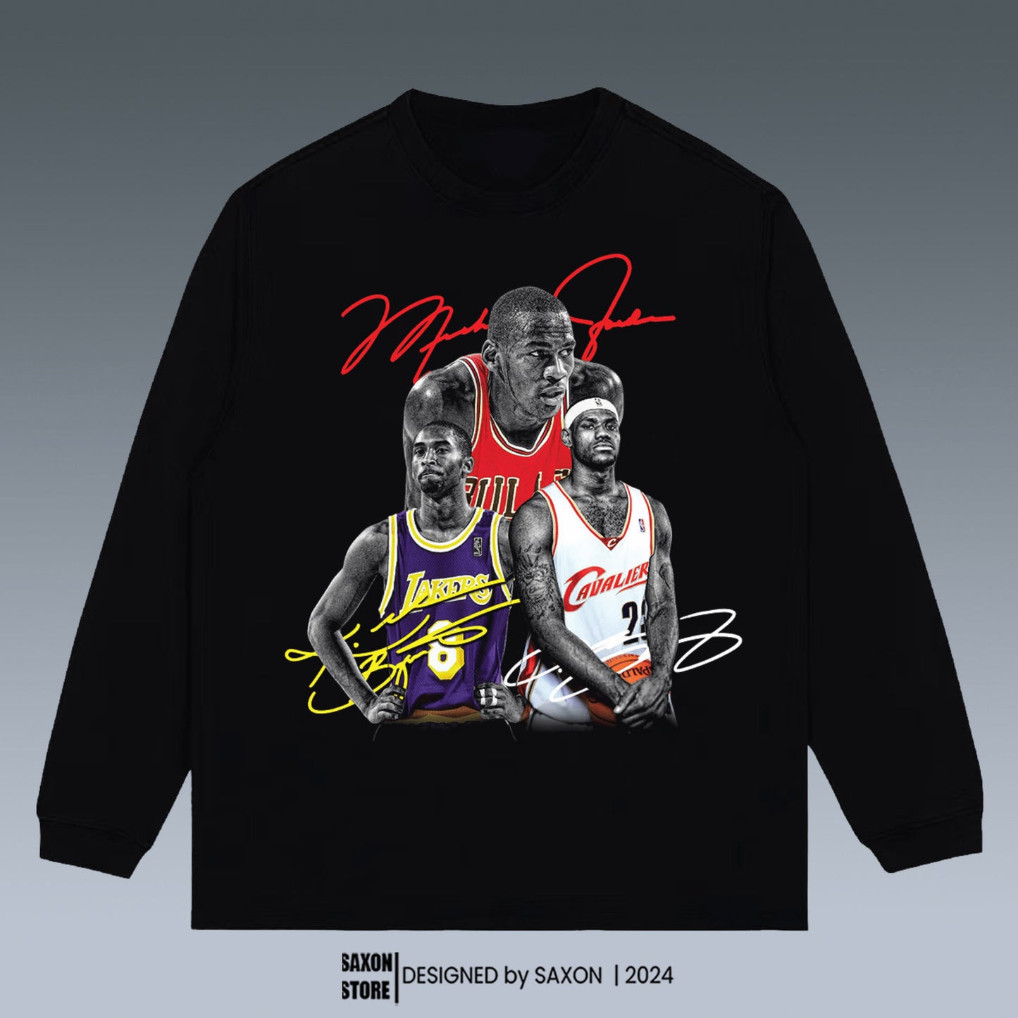 VINTAGE SWEATSHIRT | KOBE& MICHAEL JORDAN& LEBRON JAMES V1