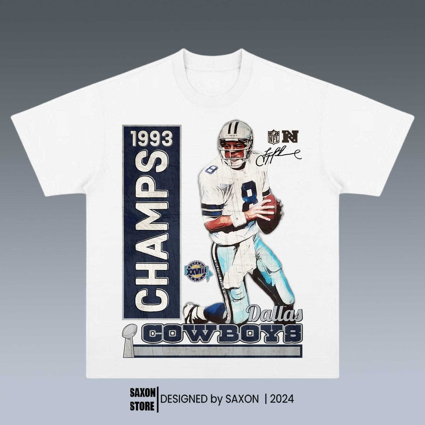 VINTAGE TEE | DALLAS COWBOYS GRAPHIC TEE