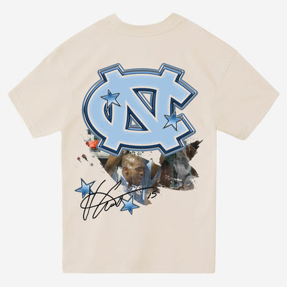 Vince Carter UNC Tar Heels Heavyweight Graphic Tee Shirt
