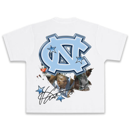 Vince Carter UNC Tar Heels Heavyweight Graphic Tee Shirt