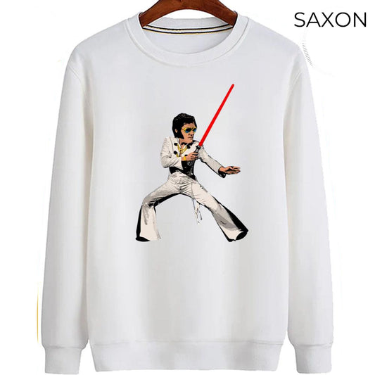 Elvis t-shirt, funny star wars tee, gift for people who like elvis, geeky, geeky graphic tee, quirky gift, for star wars fan, geekery, s-4xl Sweater And Sweatshirt Young-sized, TSdes