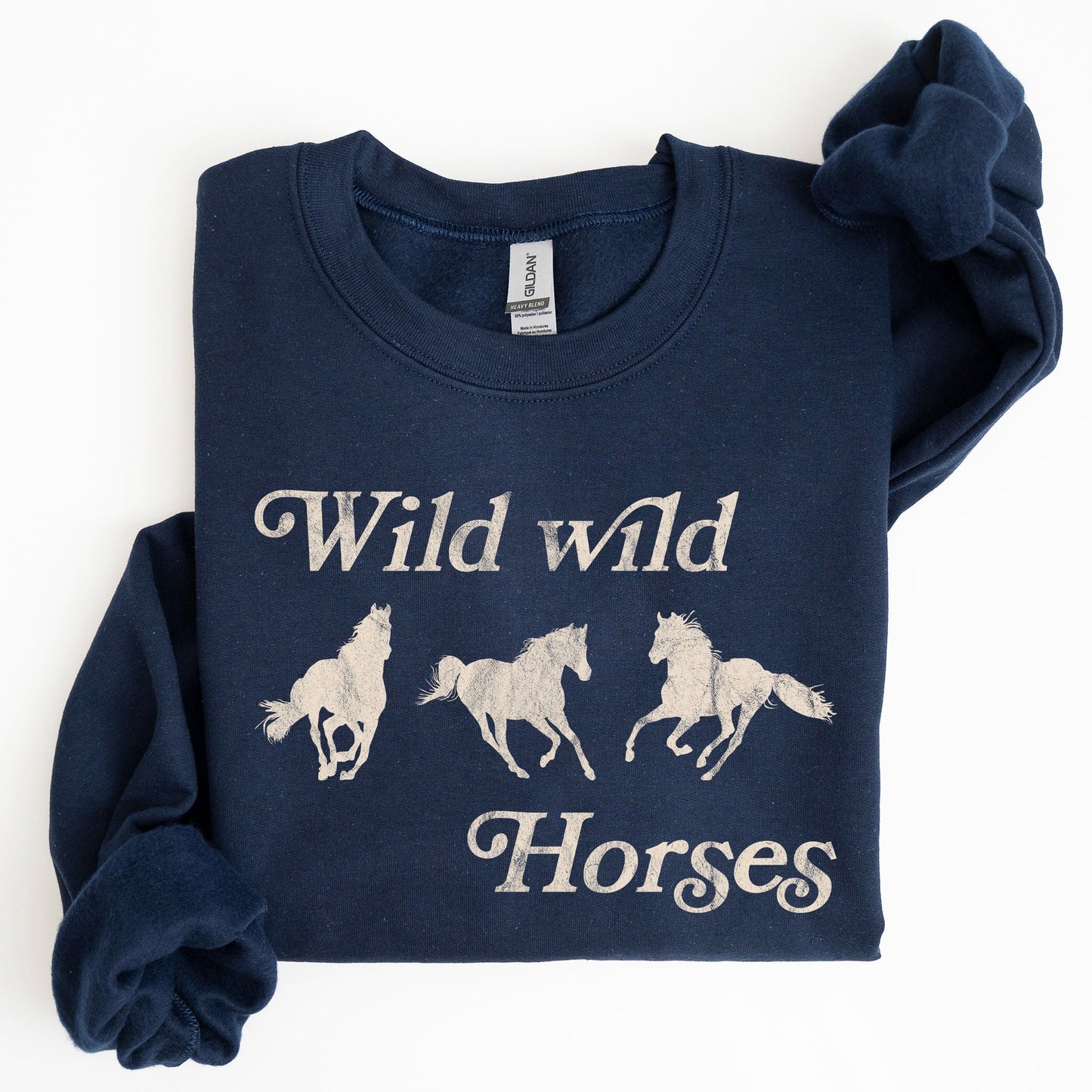 Wild Wild Horses, Country, Western Sweatshirt