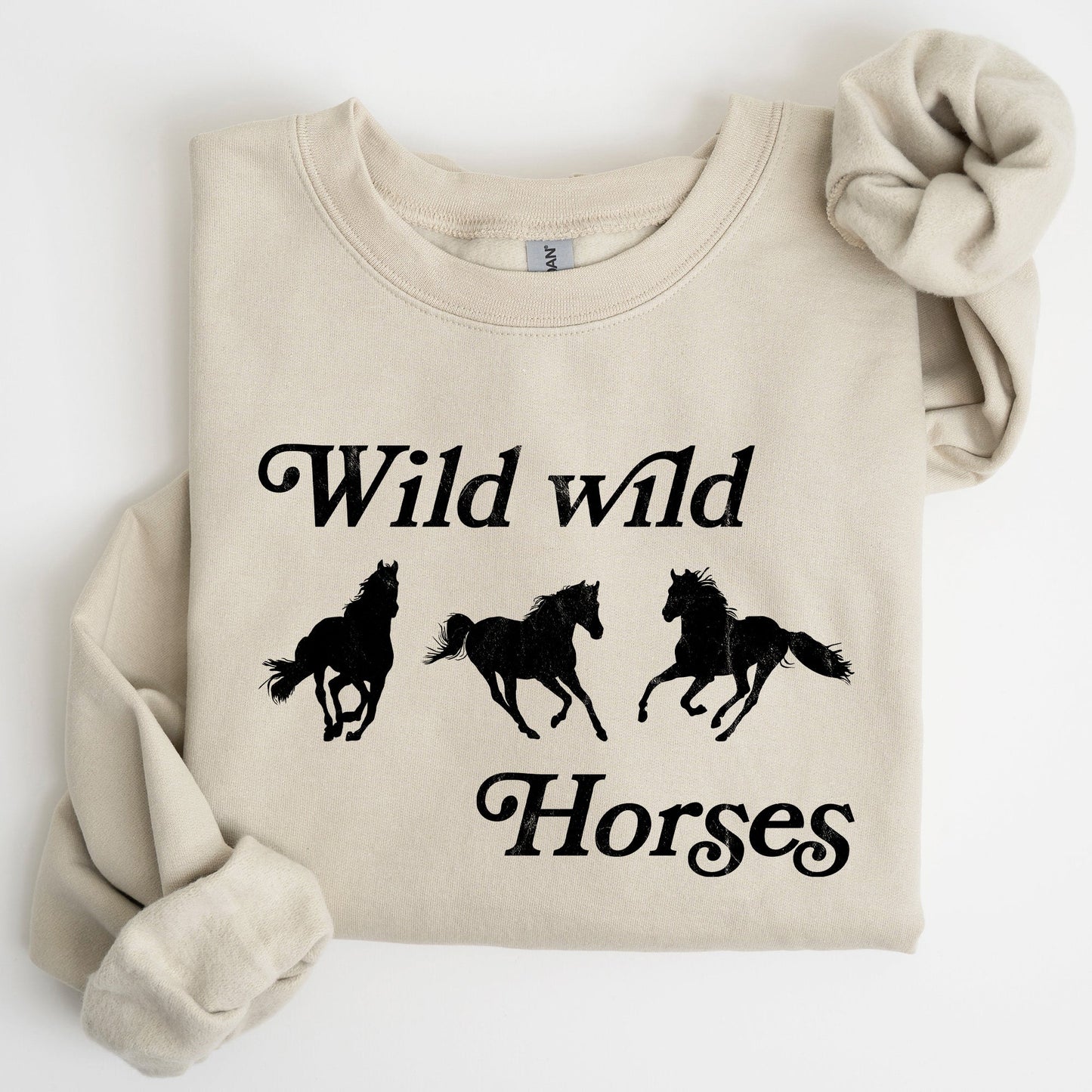 Wild Wild Horses, Country, Western Sweatshirt