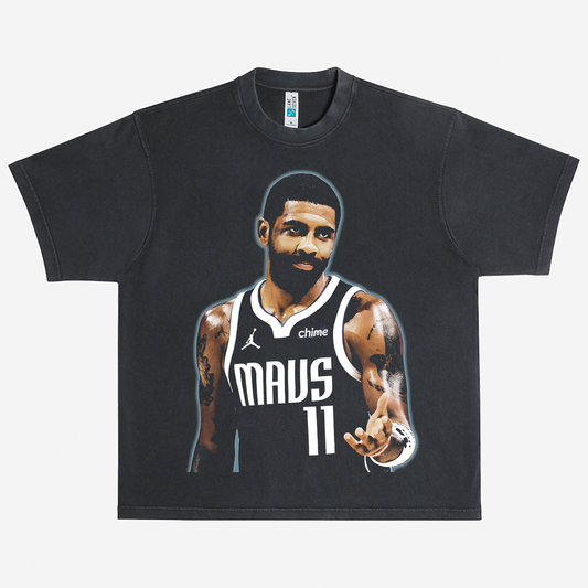 Y2K KYRIE IRVING Heavyweight Graphic Tee Shirt