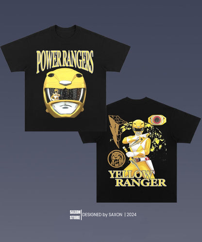 YELLOW RANGER 1.0 BIG FACE GRAPHIC TEE