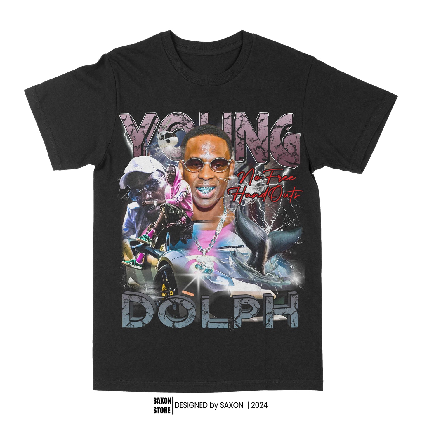 Young Dolph "Hand Outs" Graphic Tee