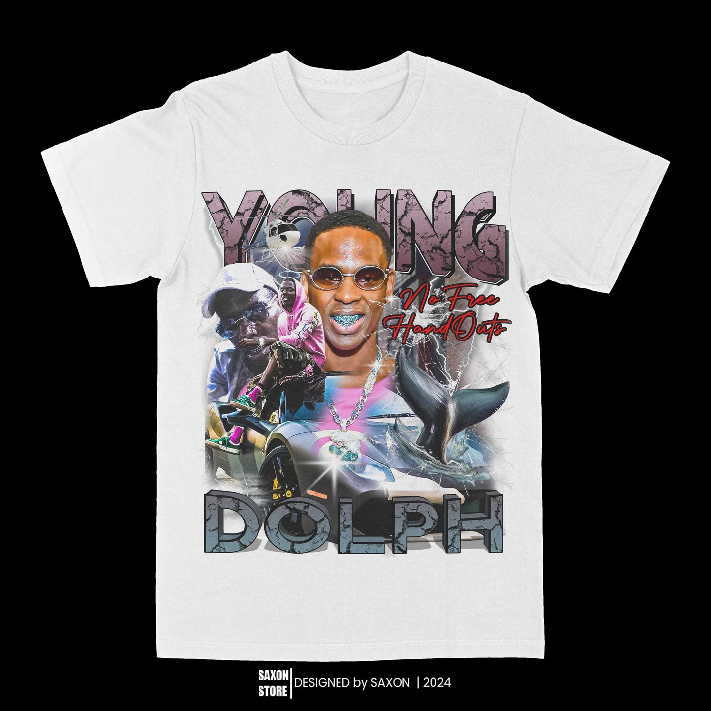 Young Dolph "Hand Outs" Graphic Tee