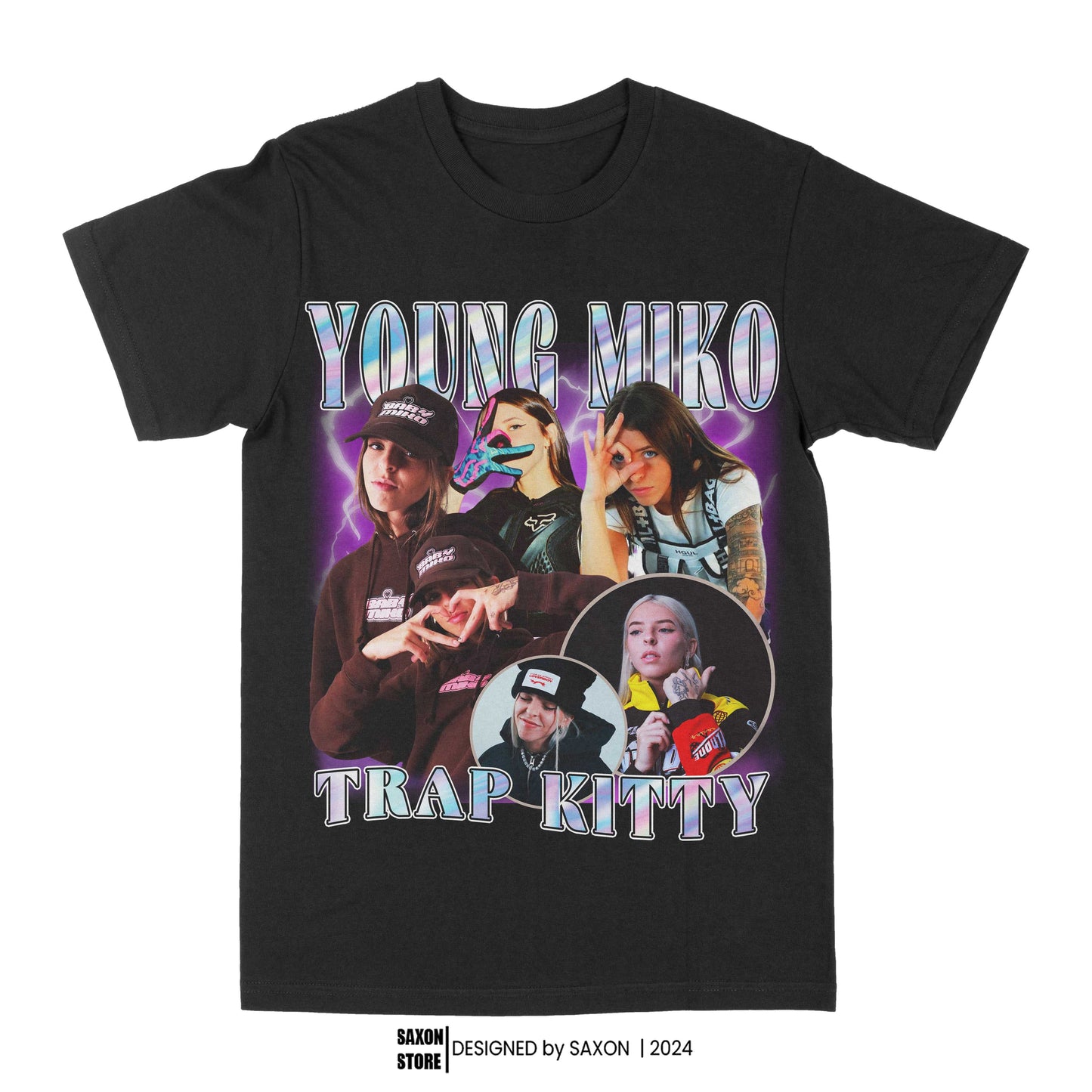 Young Miko "Trap Kitty" Graphic Tee