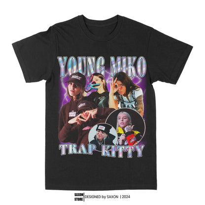 Young Miko "Trap Kitty" Graphic Tee