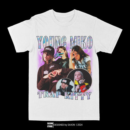 Young Miko "Trap Kitty" Graphic Tee