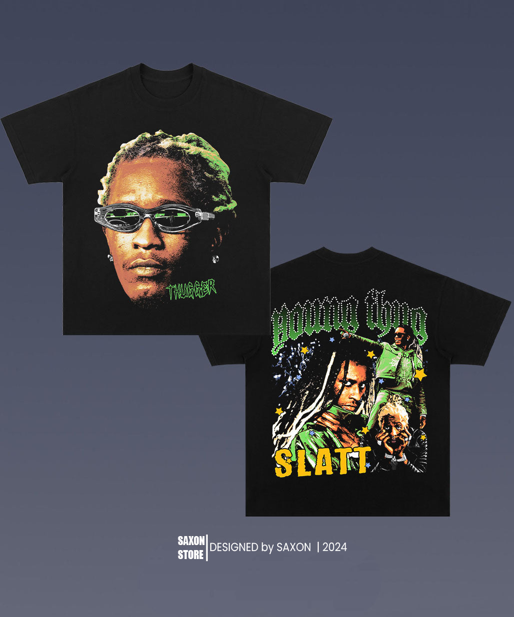 Young Thug 3.19 BIG FACE GRAPHIC TEE
