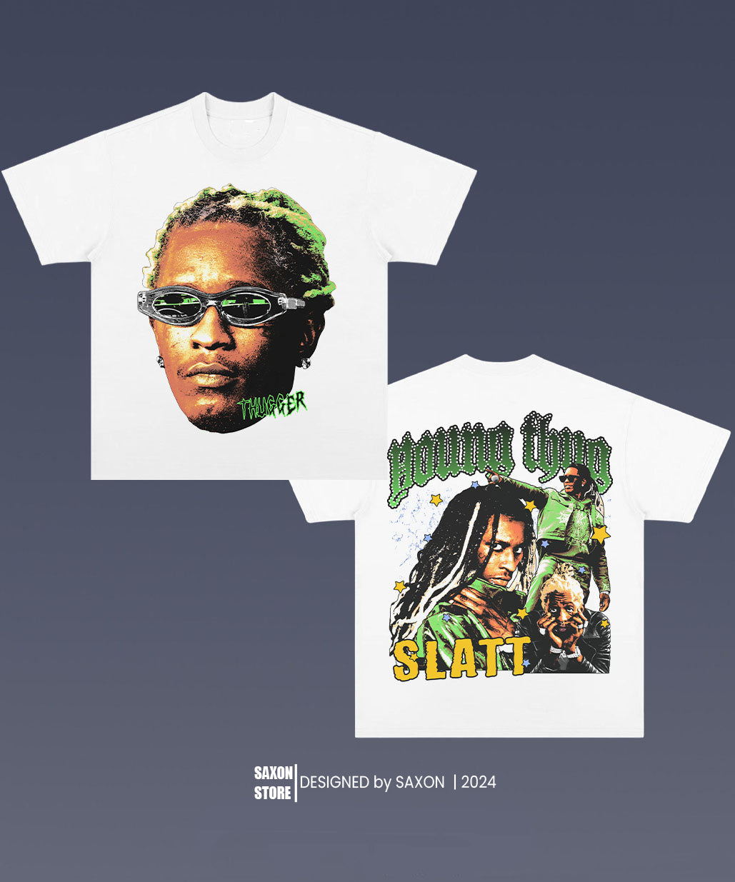 Young Thug 3.19 BIG FACE GRAPHIC TEE