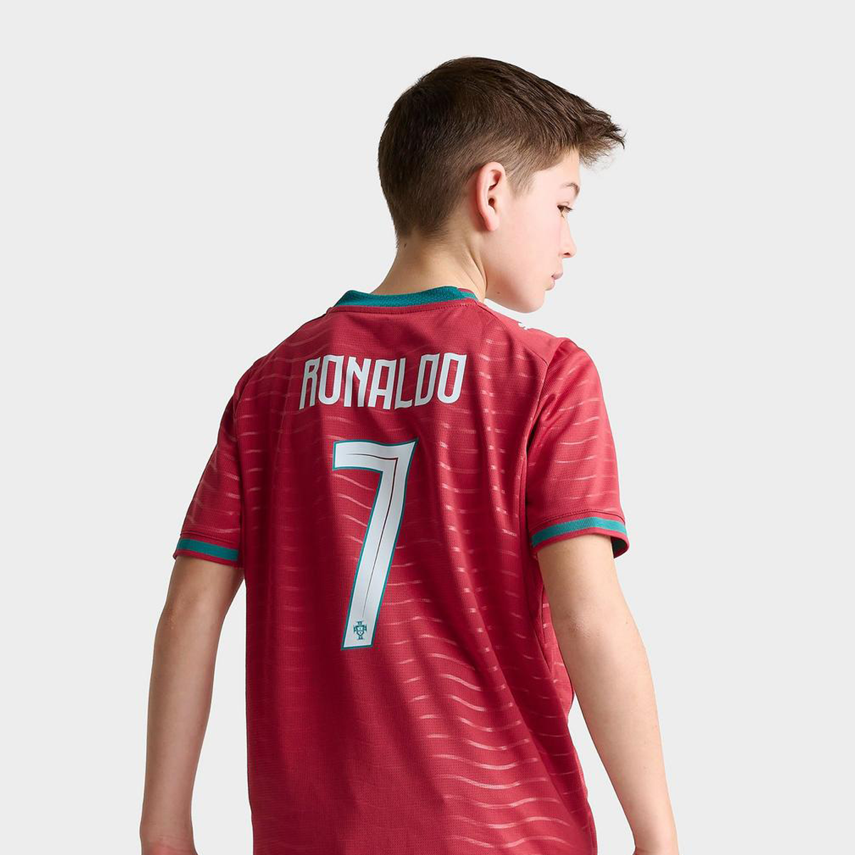 Youth Cristiano Ronaldo Portugal Home Soccer Jersey 2026 Kids Home Kit