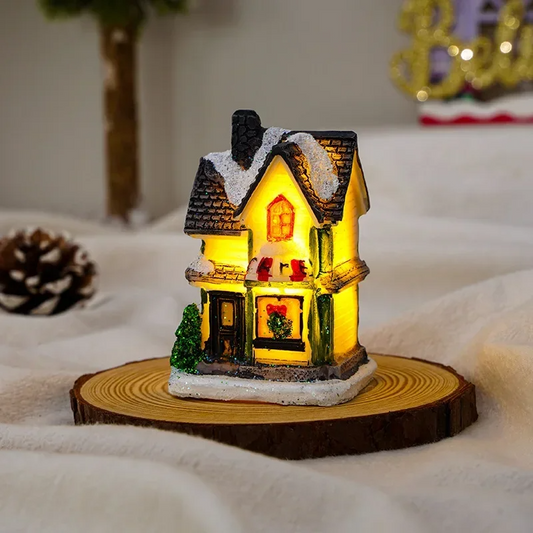 Christmas Village Sets - LED Night Light Christmas Ornaments 2024 - B