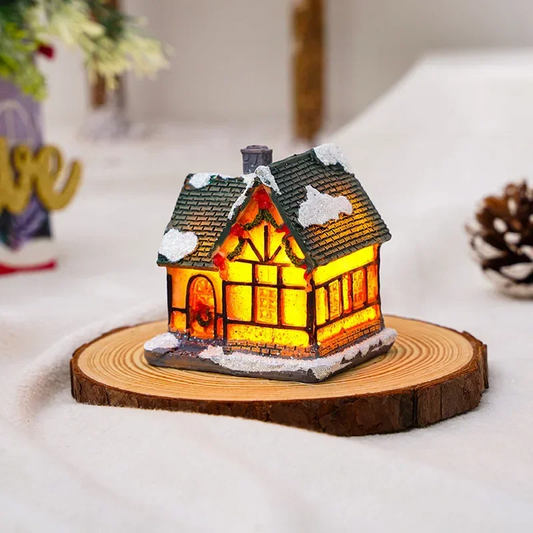 Christmas Village Sets - LED Night Light Christmas Ornaments 2024 - D