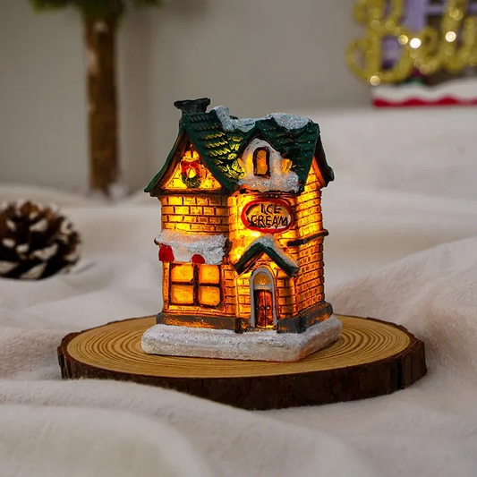 Christmas Village Sets - LED Night Light Christmas Ornaments 2024 - E