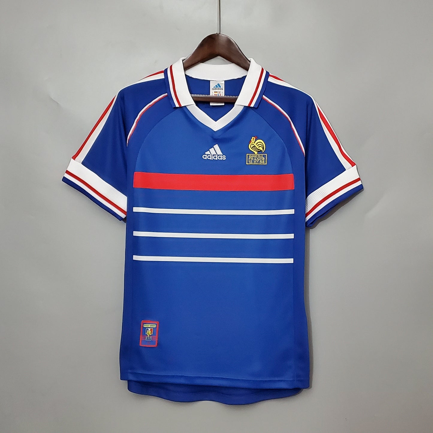 Zidane France 1998 World Cup Home Shirt