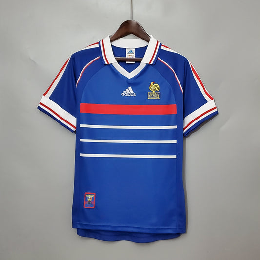 Zidane France 1998 World Cup Home Shirt