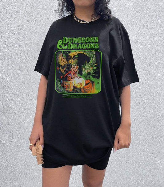 Dungeon & Dragon Vintage Inspired Tee, DnD Shirt