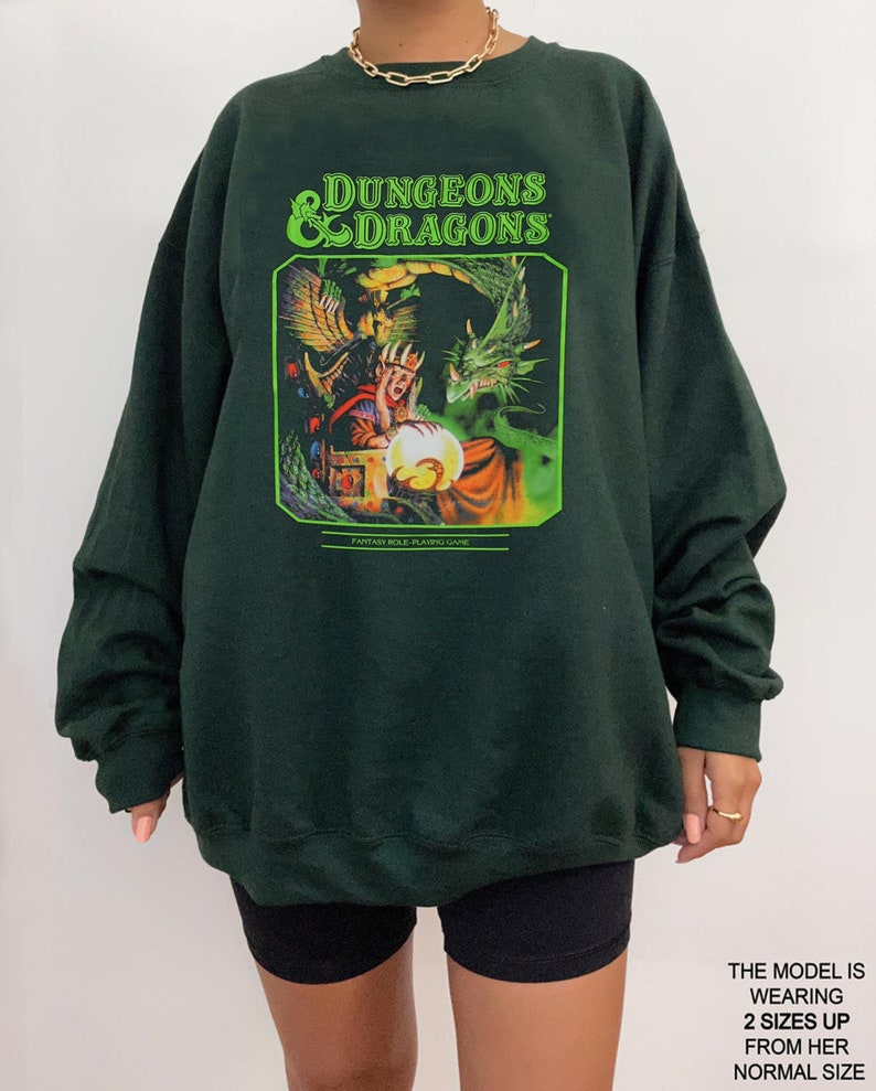 Dungeon & Dragon Vintage Inspired Tee, DnD Sweat shirt