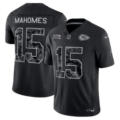 Kansas City Chiefs 2026 Salute to Service Stitched Limited Jersey - Black