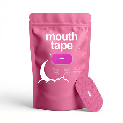 Saxon Premium Mouth Tape for Sleeping - Hypoallergenic Beauty Strips for Nose Breathing, 30 Count