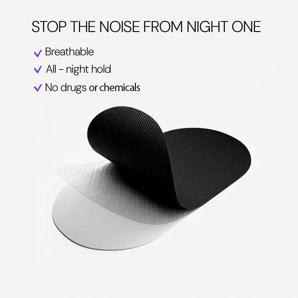 Saxon Anti-Snoring Mouth Tape for Sleep - Hypoallergenic Sleep Strips for Nose Breathing, 30 Count